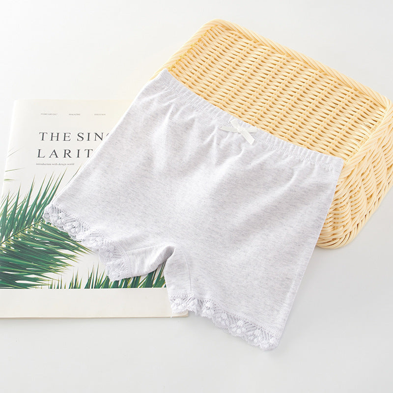 Medium And Large Children Baby Girls' Underwear - Safety Summer Anti-exposure Pants