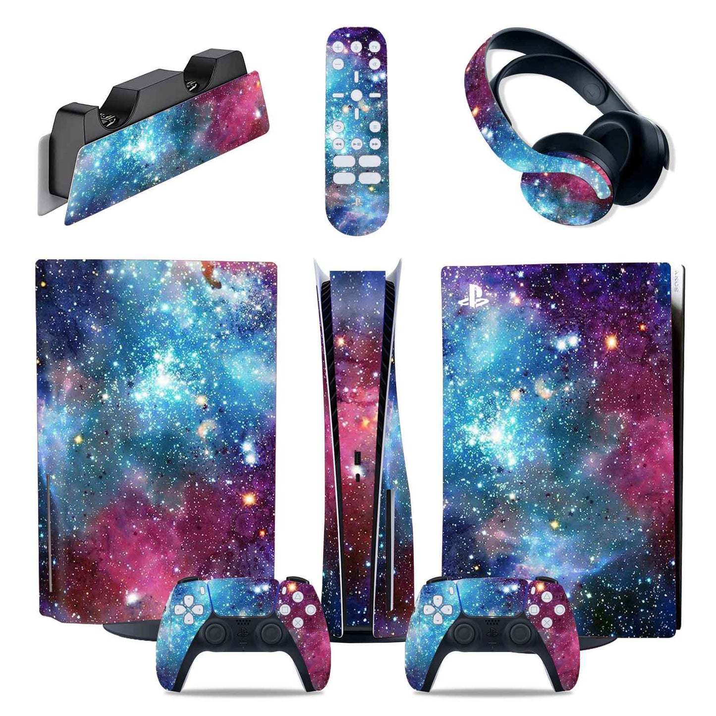 PS5 Game Console Set Sticker - Full Body Sticker - JumoShop