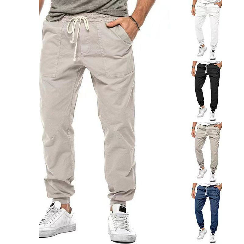 Spring And Autumn Men's Casual Pants Loose Tappered Trousers