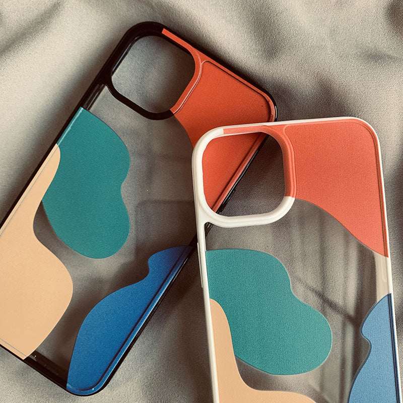 Color Block Contrast Color Geometry Mobile Phone Cases