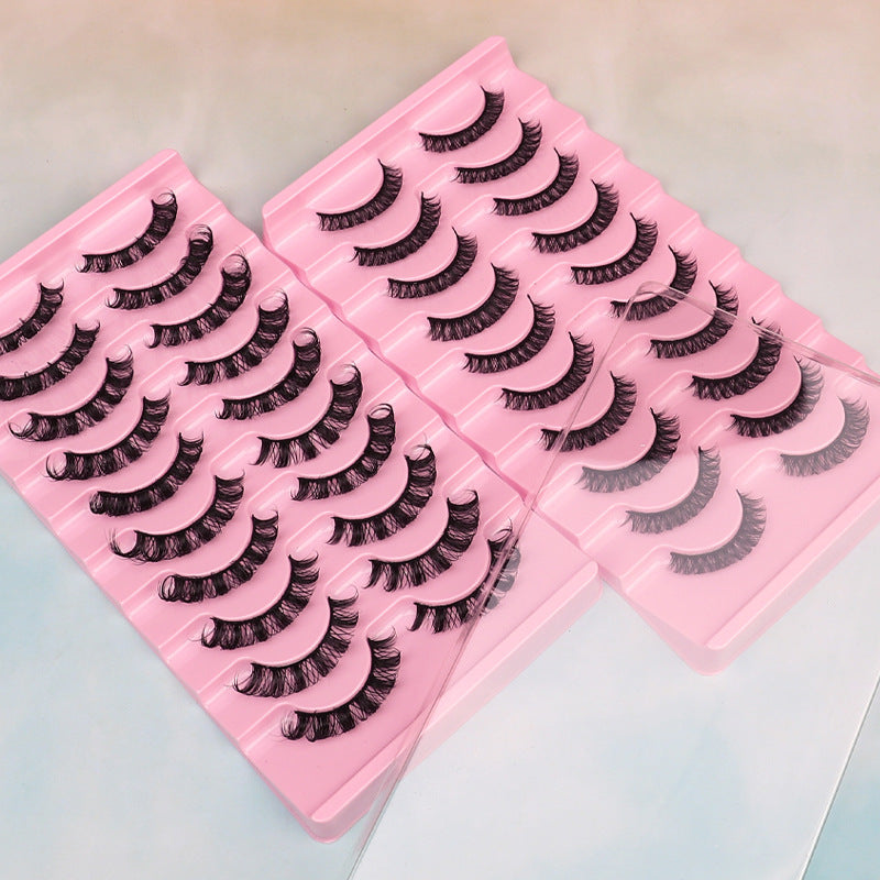 False Eyelashes - DD Curve, Thick, Eyelash, Ten Pairs