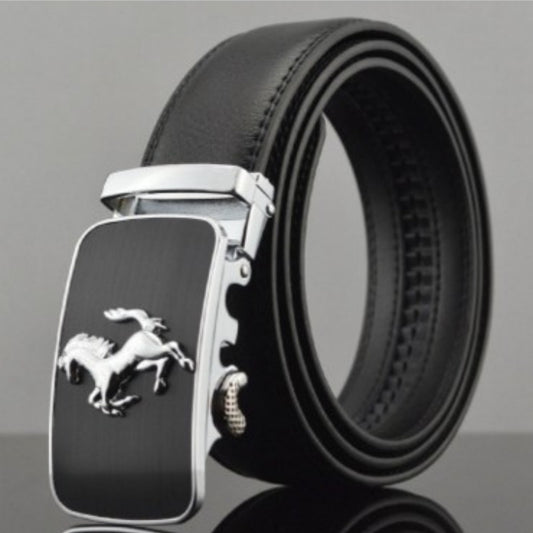 Men's Automatic Buckle Leather Belts