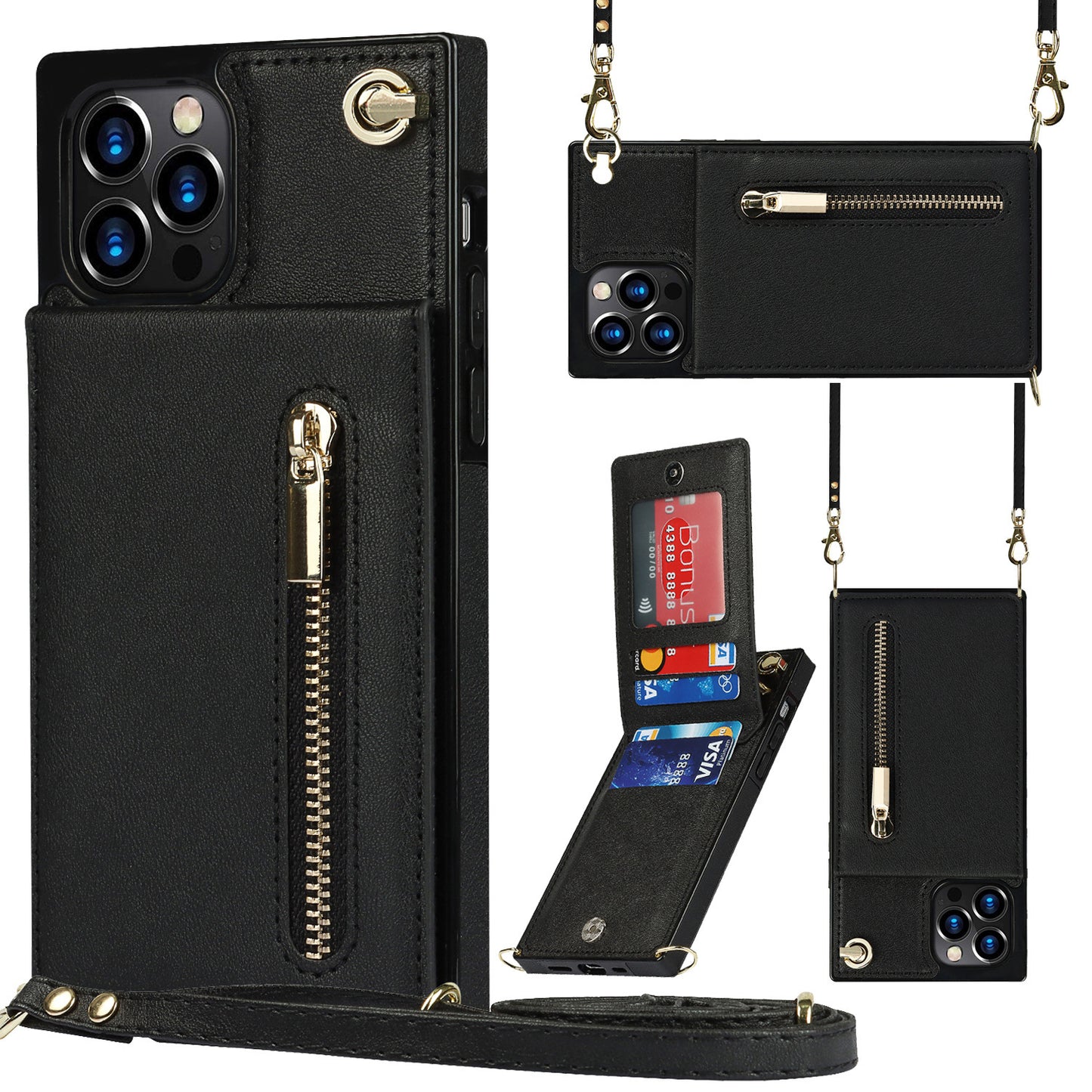 Leather Case Card Phone Case Explosive Style
