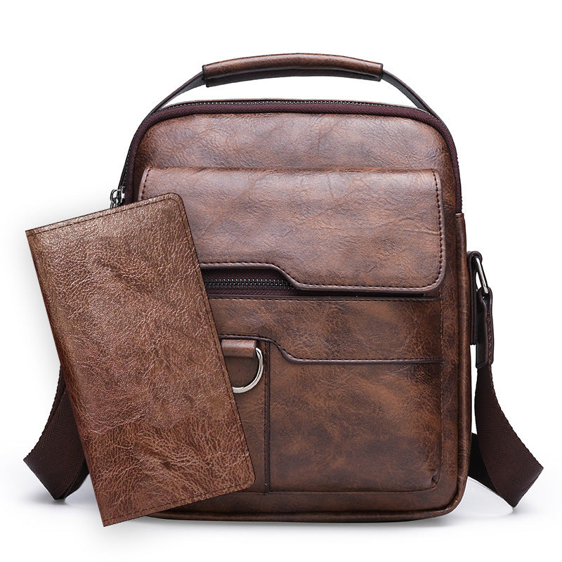Men's Document Small Backpack - Casual Crossbody