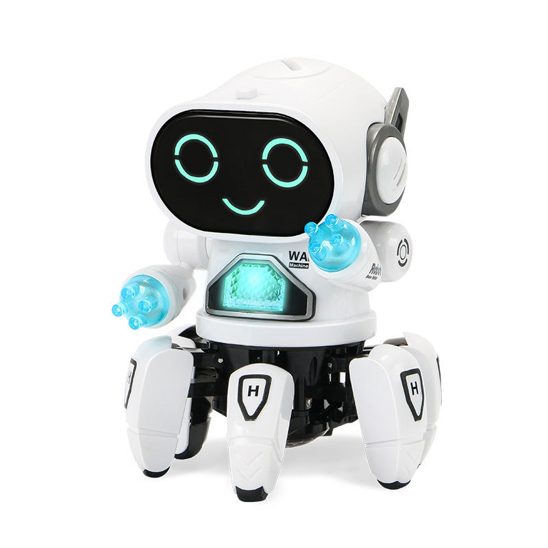Electric Rock Robot - Music, Light, Automatic Walking, Swinging And Dancing Robot, Children's Toys