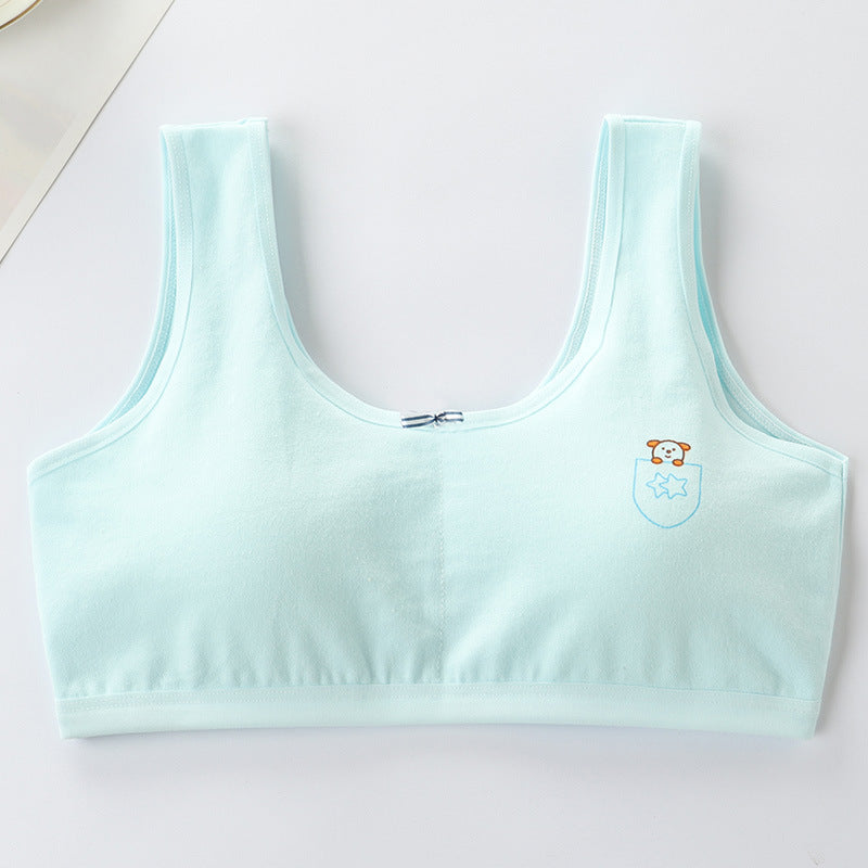 Pure Cotton Underwear Bra - Primary Student Vest, Female Junior High, Girl High School  Underwear Pure Cotton Bra