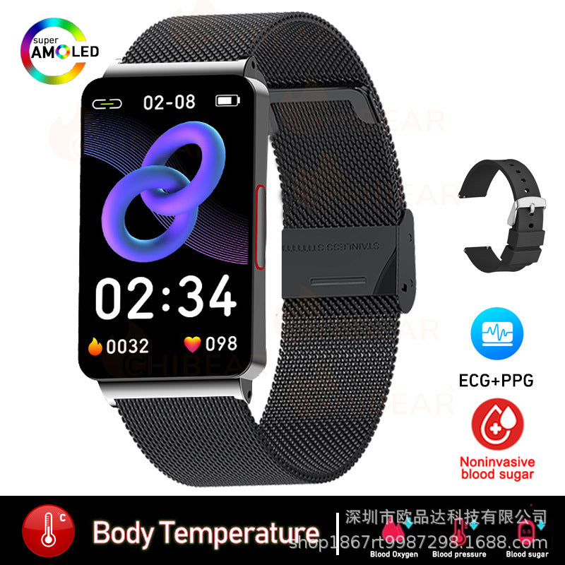 Smart Sport Watch - Blood Oxygen Body Temperature Sleep Monitoring Health Smart Bracelet