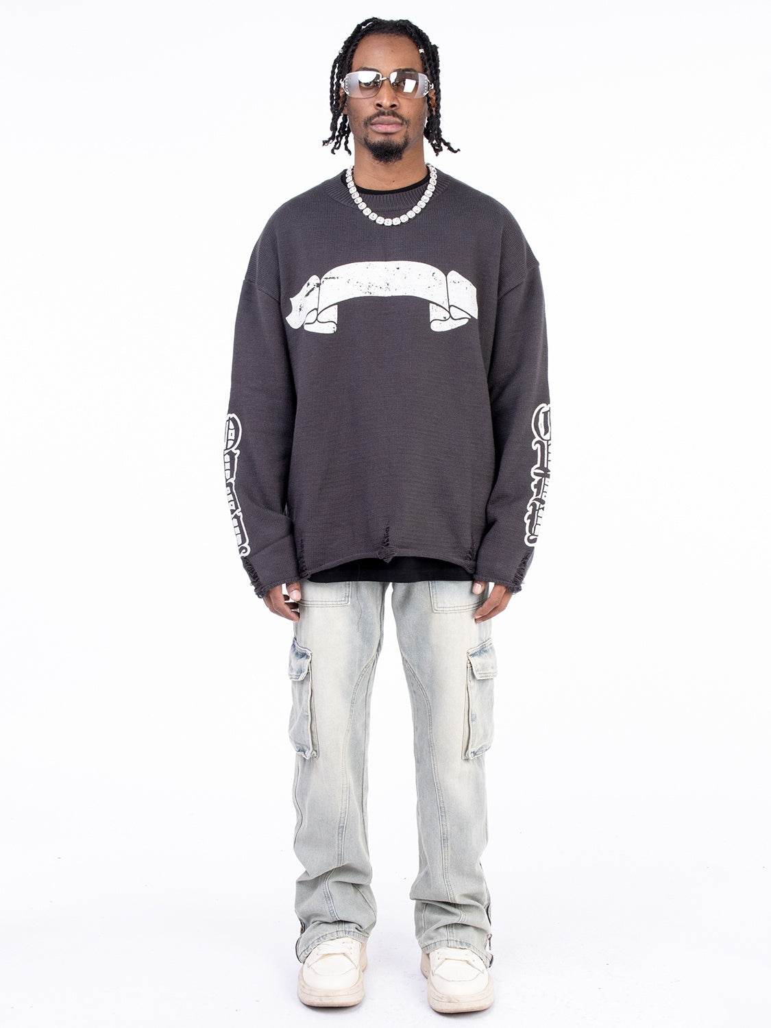 Micro Elastic Jeans With Zipper Design