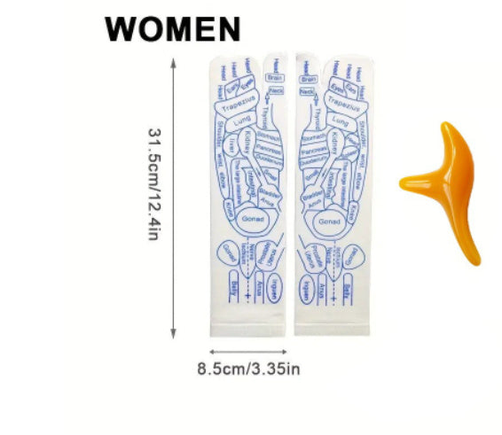 Massage Relieve Tired Feet Socks - Acupressure Foot Massager Reflexology Socks