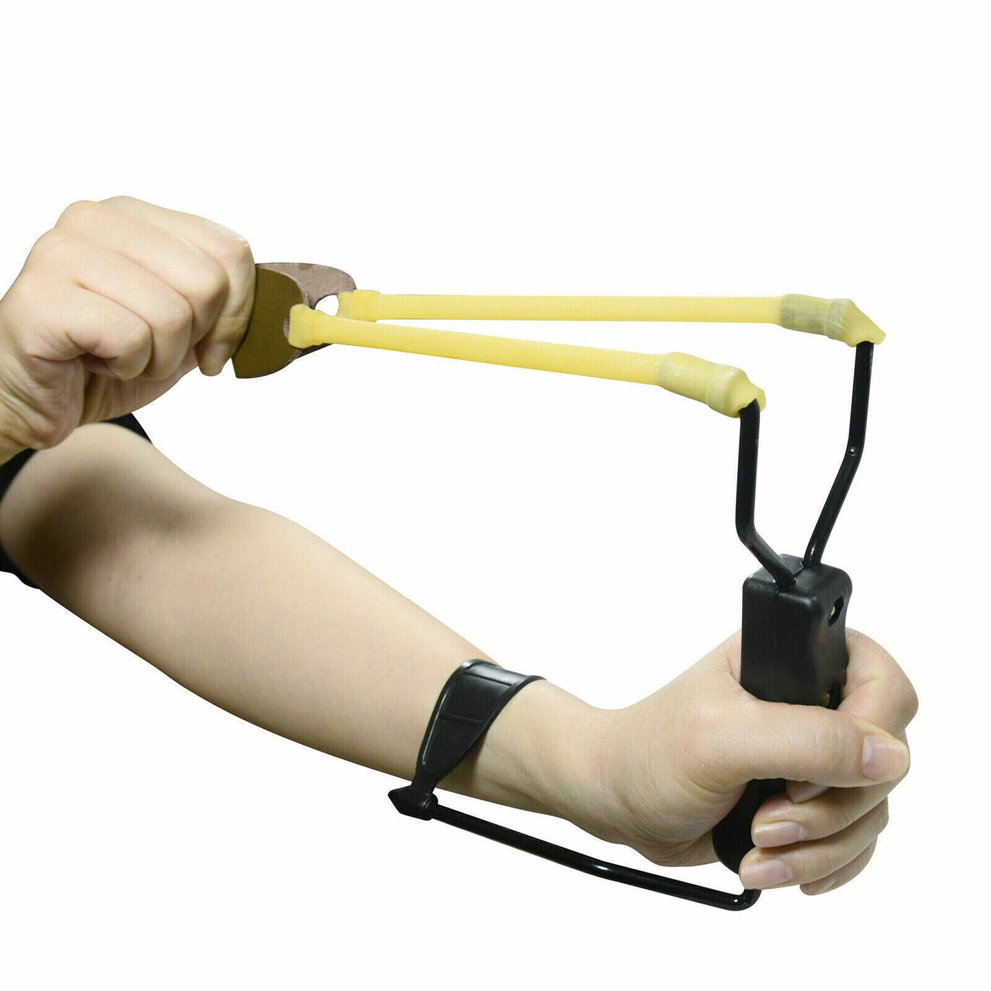 Compact Folding Sling Shot - Catapult For Hunting, Outdoor Sport Games