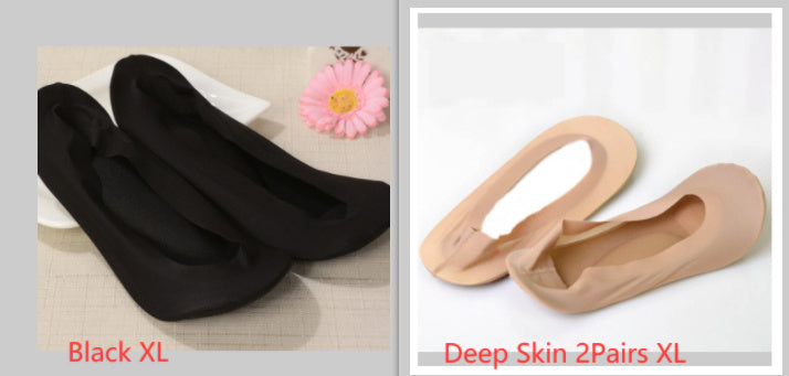 3D Arch Foot Massage Health Care Women Socks - Summer Socks Ice Silk Socks Invisible Slippers Feet Care