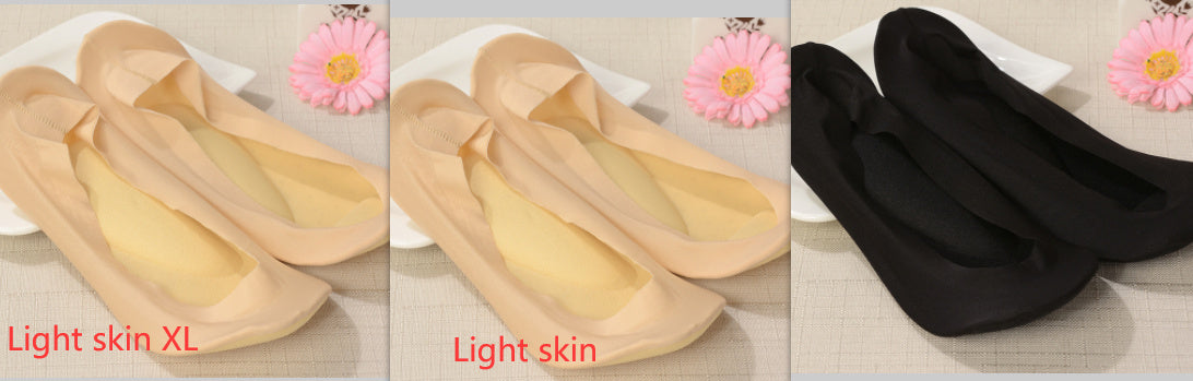 3D Arch Foot Massage Health Care Women Socks - Summer Socks Ice Silk Socks Invisible Slippers Feet Care