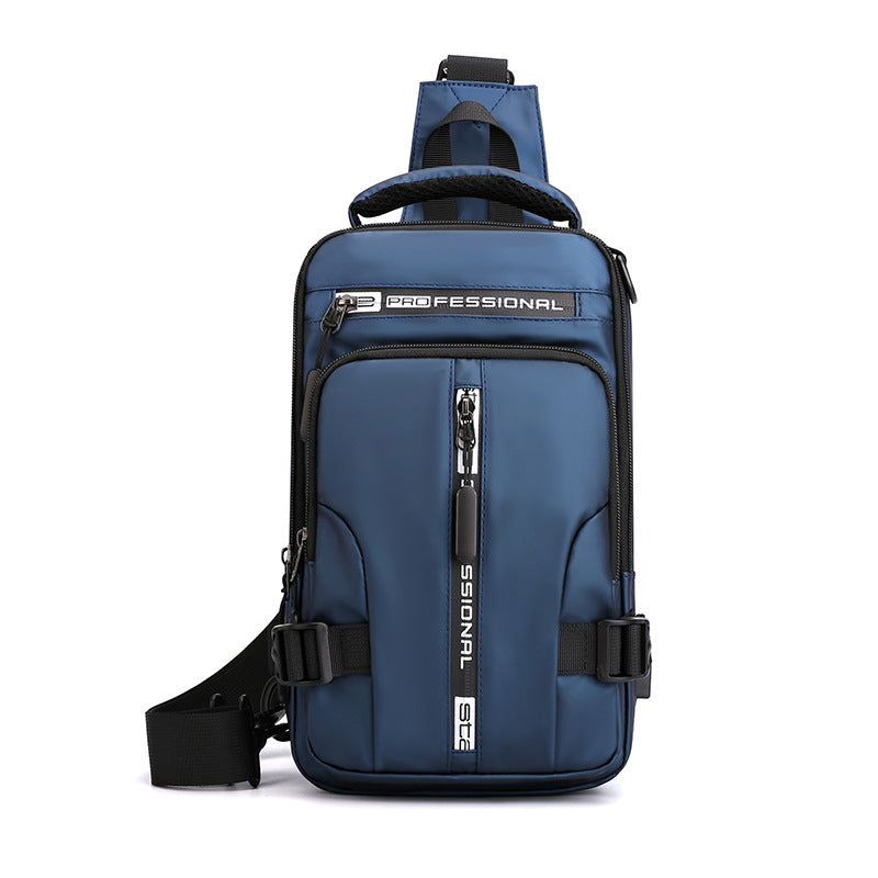 Crossbody Bags - Men Multifunctional Backpack, Shoulder Chest Bags