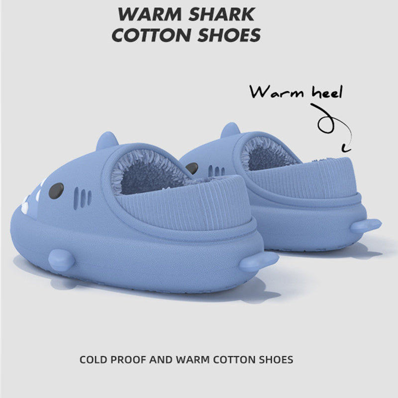 Shark Slippers Warm Winter House Shoes