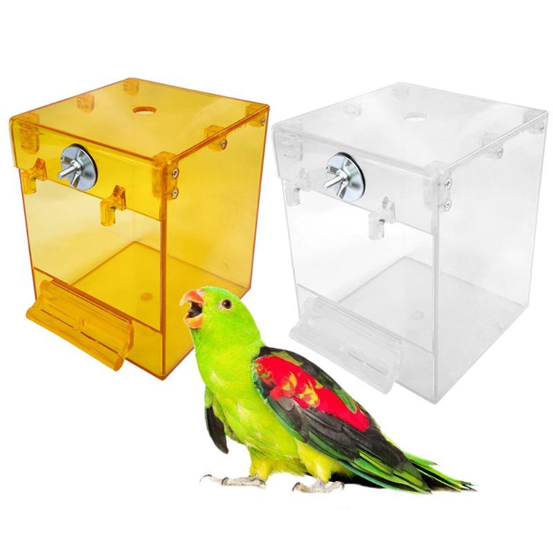Versatile Bird Bath with Secure Mounting - External Pet Bath for Cage Doors & More