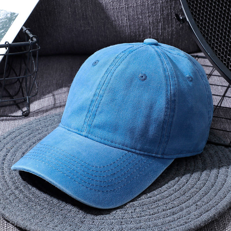 Washed Baseball Caps For Men And Women - Outdoor Distressed Sun Hats Simple Caps
