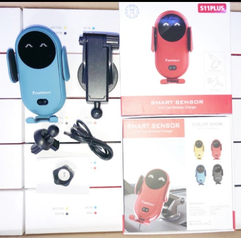 Infrared Induction Car Wireless Charger - Car Phone Holder