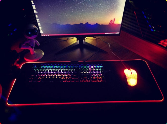 RGB Mouse Pad - Luminous Mouse Pad, Led Mouse Pad