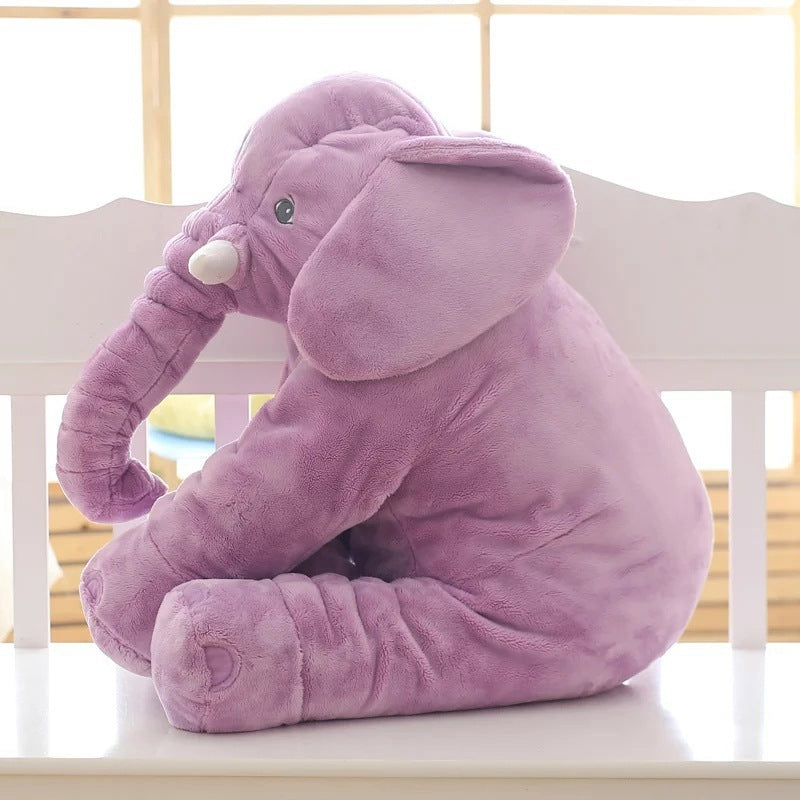 Soft Comfort Elephant Plush Pillow - Sleeping Baby Sleep Child Pillow Leather Shell