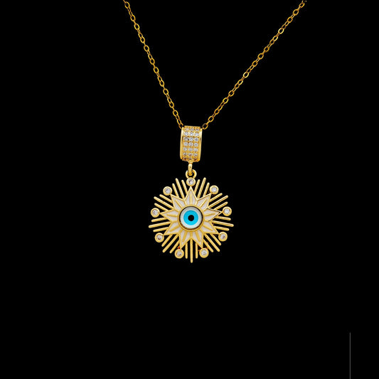 European And American Moon Necklace Niche Non-fading High-grade Accessories