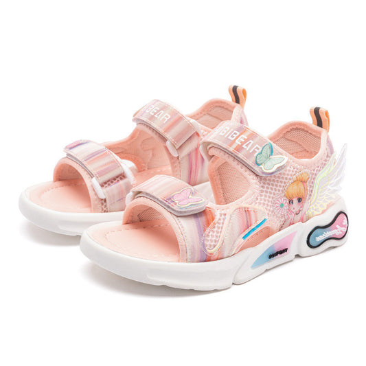 Harpy Bear Kids' Sandals - Sunshine Princess Shoes Girls' Sandals Cute Cartoon Breathable Slippers
