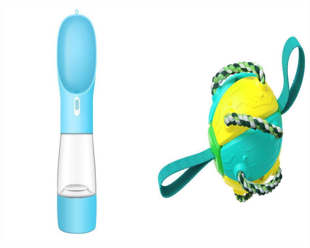 Interactive Dog Football Soccer Ball With Tabs - Inflated Training Toy Outdoor Border Collie Balls Pet Products