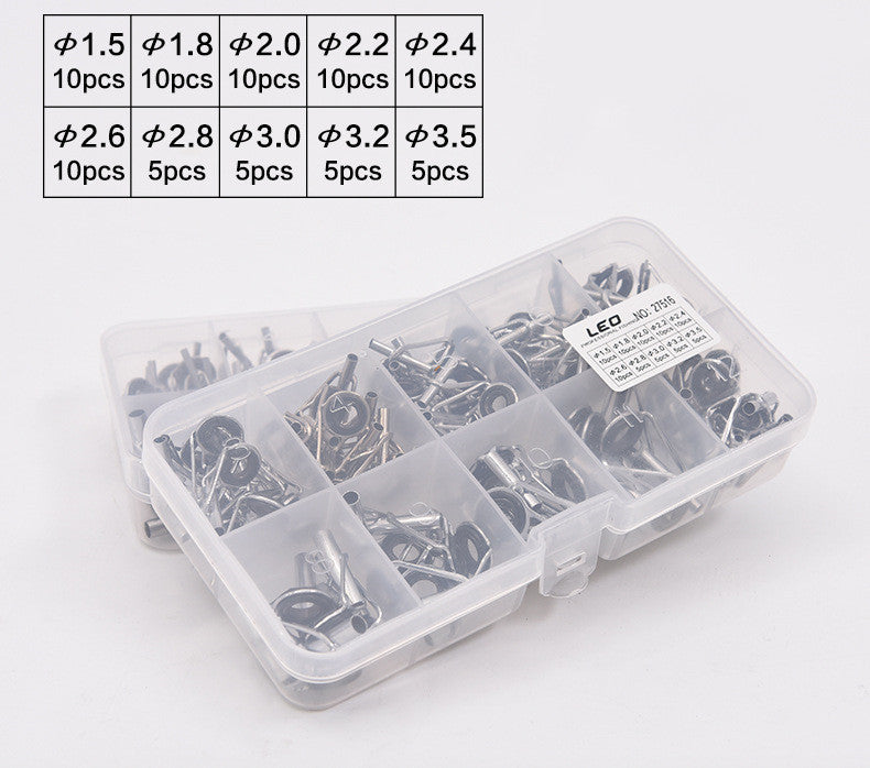 Boxed Sea Fishing Rod --- Rod Slightly Guide Ring Set 80pcs Fishing Gear Accessories