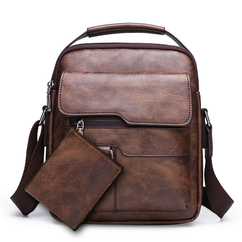 Men's Document Small Backpack - Casual Crossbody