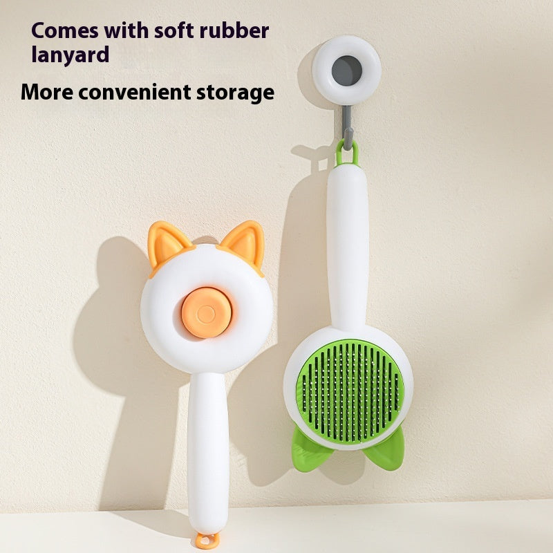Pet Hair Remover Self Cleaning  Brush - For Dogs Cats Grooming Tools Pets Dematting Comb Dogs Accessories Pet Products