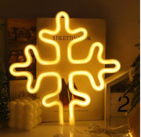 Room Decoration Night Light - LED Neon Lights, Acrylic Back Panel,