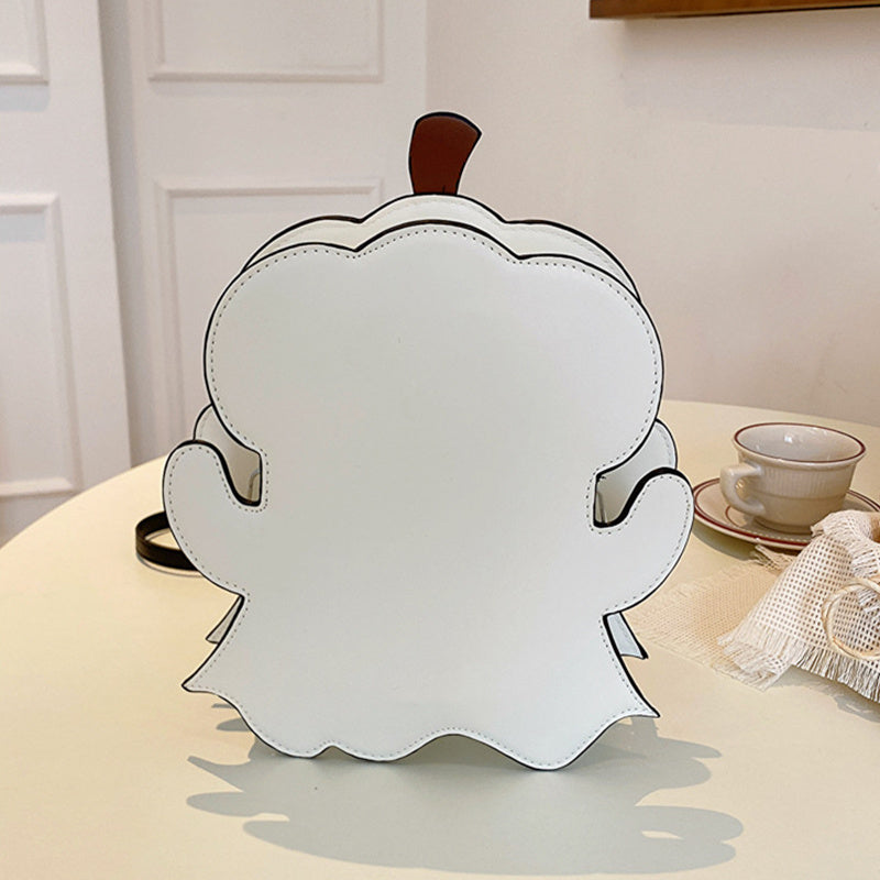 Halloween Shoulder Bags - Creative 3D Cartoon Pumpkin Ghost Design Cute Bags