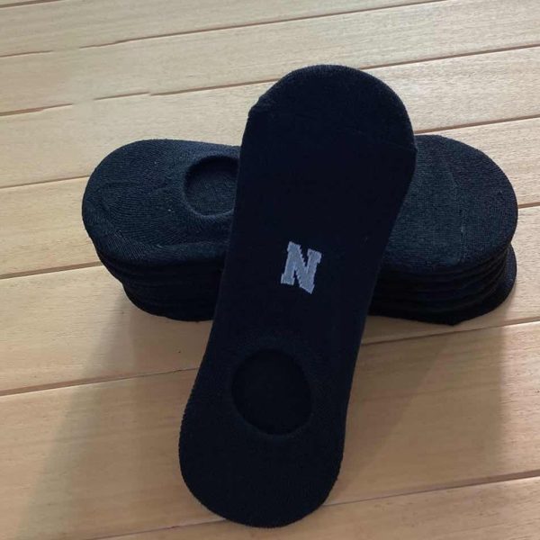 Solid Color Boat Socks - Spring Invisible Socks Socks Socks Net Red Men'S Socks