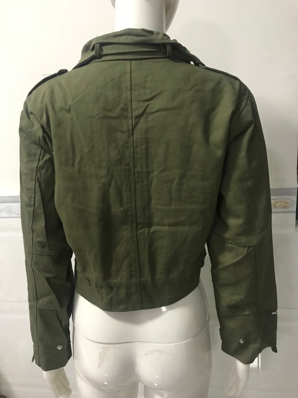 Autumn And Winter Motorcycle Jacket - Coat Short Polyester Fiber Top