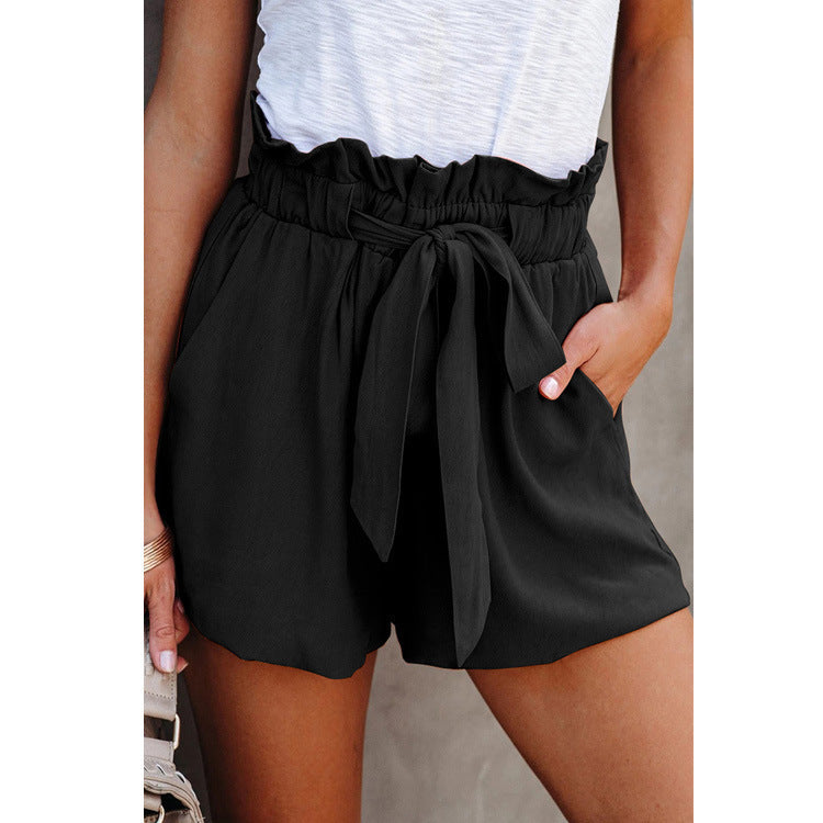 Casual Loose High Waist Shorts - Women Summer Pants