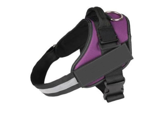Custom No-Pull Reflective Dog Harness – Personalized Breathable Adjustable Pet Vest for Small & Large Dogs