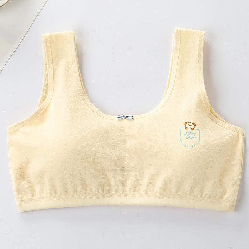 Pure Cotton Underwear Bra - Primary Student Vest, Female Junior High, Girl High School  Underwear Pure Cotton Bra