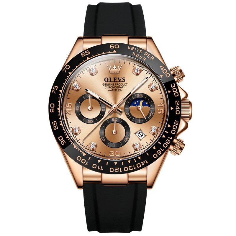 Multi-Function Sports Timing Quartz Men