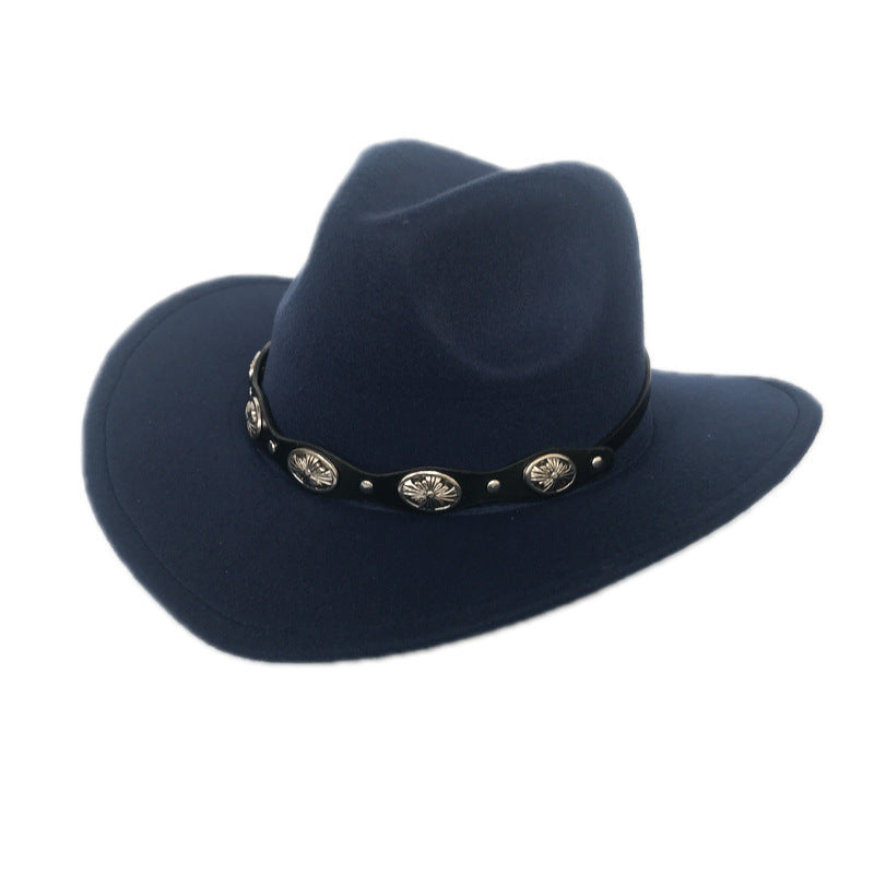 Punk Style Cowboy Hats And Felt - For Men And Women