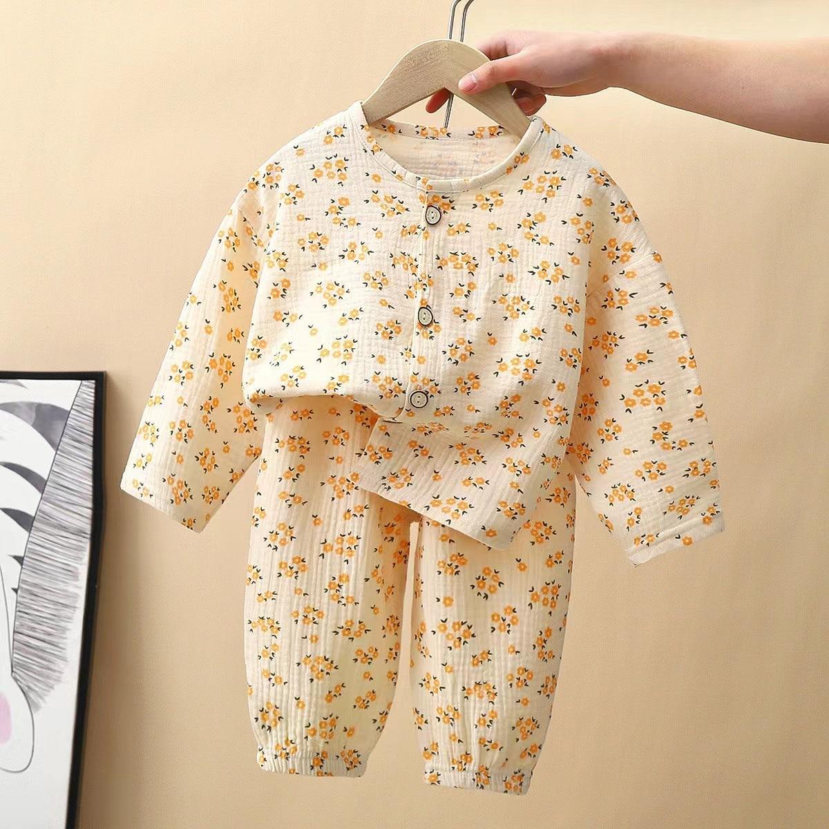 Soft Cotton Cartoon Children's Pajama Set