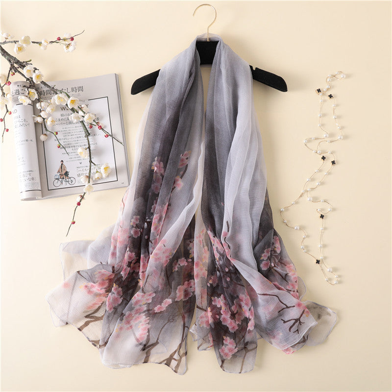 Antique Printed Elegant Scarf - Ladies Fashion Elegant Sunscreen Scarf