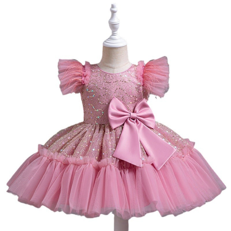 Children Wedding Dress - Tulle Skirt Summer