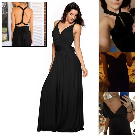 Sexy Long Party Dress - Summer Backless Bandage Maxi Dress Multiway Bridesmaids Boho Women Dress