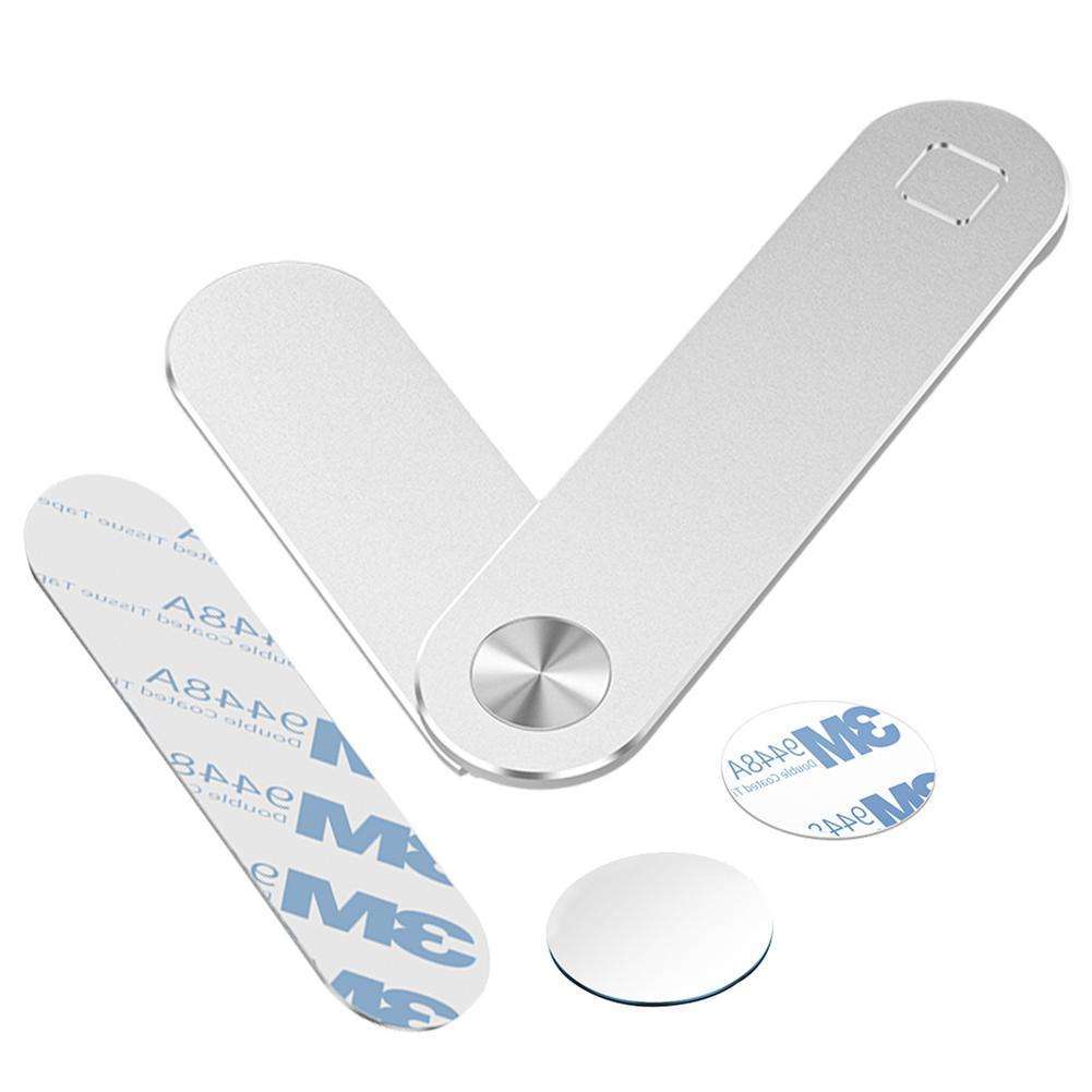 Laptop Phone Holder - Adjustable Laptop Side Mount Clip, Magnetic Laptop Monitor Mount, Computer Laptop Cellphone Stand Foldable Aluminum Expansion Bracket Tablet Clip For Dual Screen