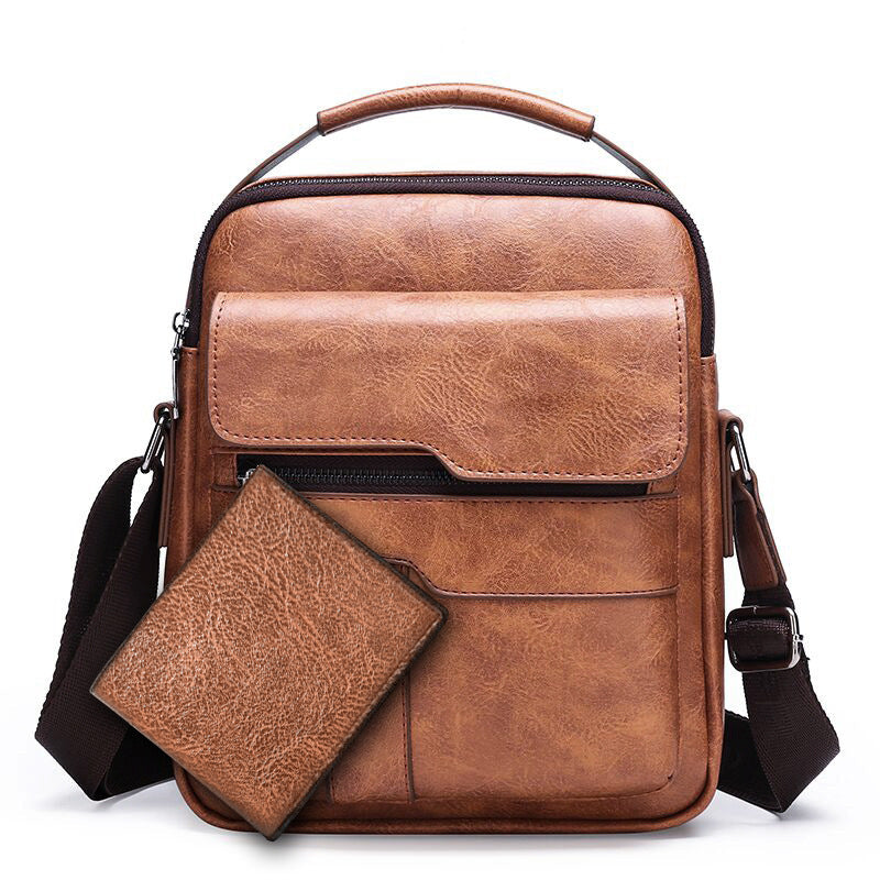 Men's Document Small Backpack - Casual Crossbody