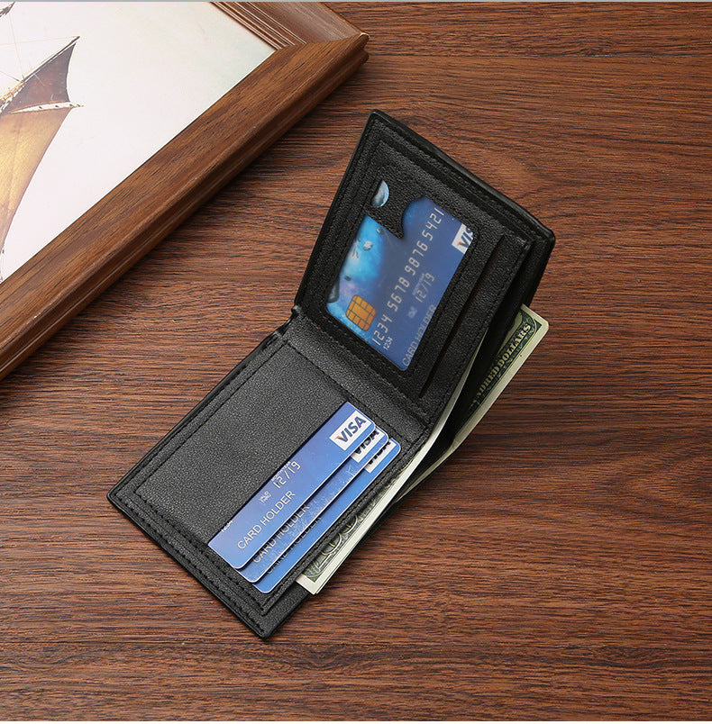 Snake Skin Pattern Men's Short Wallet