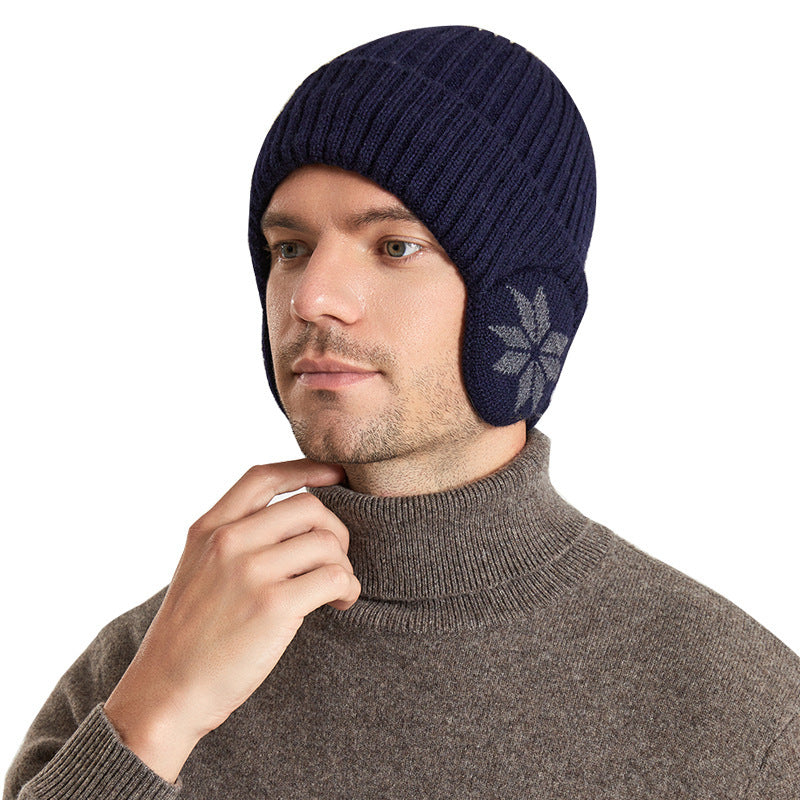Thermal Knitting Woolen Cap - Men's Fleece-lined Thickened Winter Trending Products