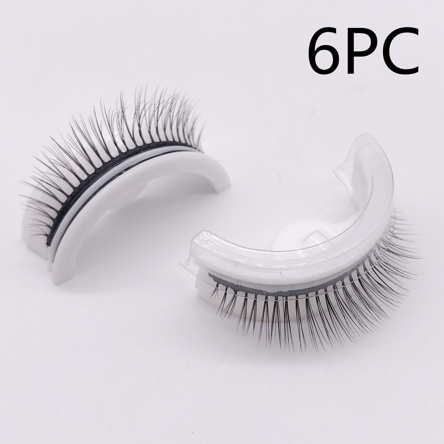 Reusable 3D Mink Lashes - Natural False Eyelashes Self Adhesive Glue Free Makeup Eyelash