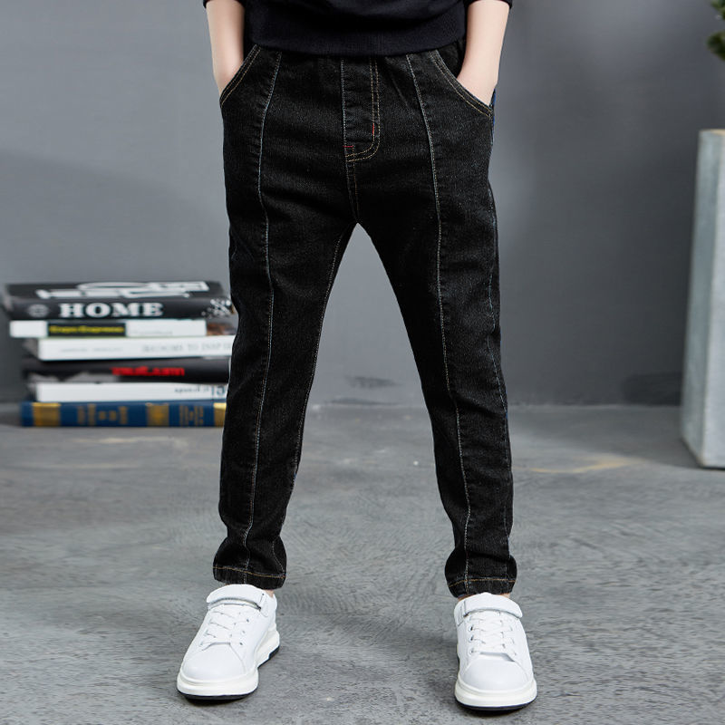 Classic Boys Autumn And Winter Jeans
