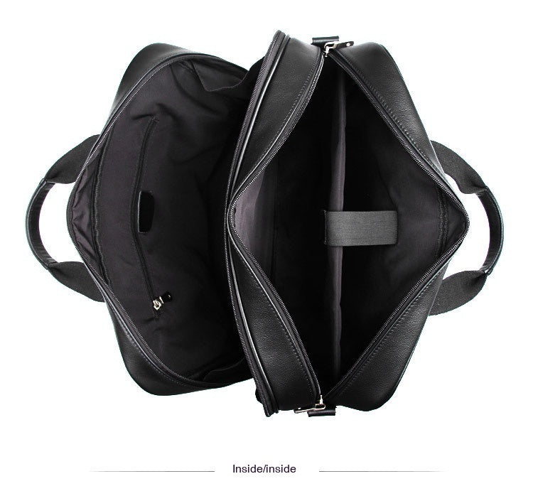 Leather Handbag Briefcase - Napa Leather Comfortable Texture Men's Real-leather Bag