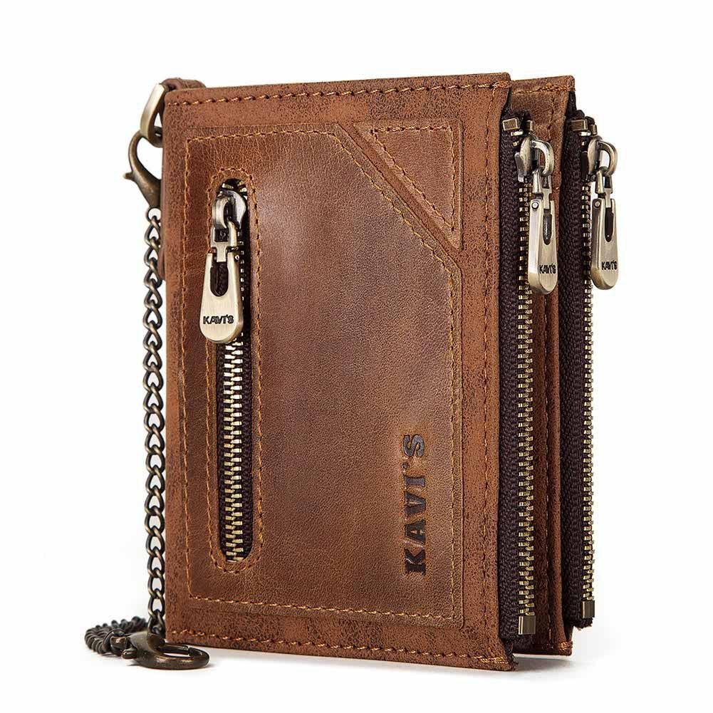 Men's Wallet - Anti-theft Swiping, Leather Wallet Multifunctional